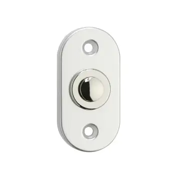 KARWEI beldrukker ovaal aluminium