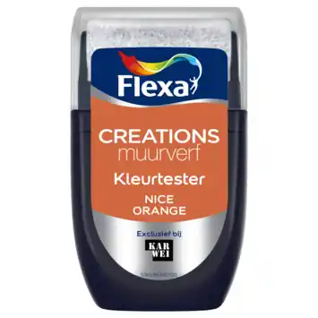 Flexa Creations muurverf kleurtester mat nice orange 30 ml