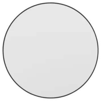 Haceka badkamerspiegel Deco mat zwart Ø 60 cm rond