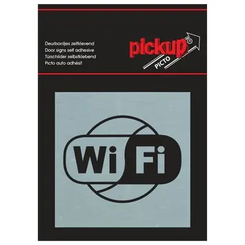 Pickup Alu Picto wifi 8x8 cm