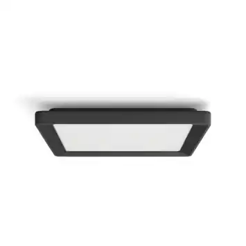 Philips Hue Tento plafondlamp zwart vierkant- wit en gekleurd licht 30x30cm