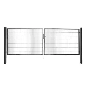 Giardino dubbele tuinpoort Roma/Milano antraciet 180 x 400 cm (2 x 200 cm)
