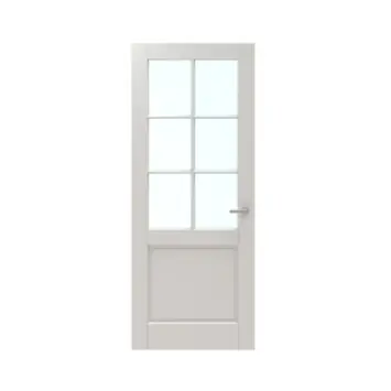 Lundia binnendeur Frama En 2C01 blank glas wit gegrondverfd stomp 78 x 211,5 cm