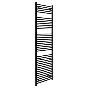 Sanivesk handdoekradiator Nairobi zwart 160 x 50 cm