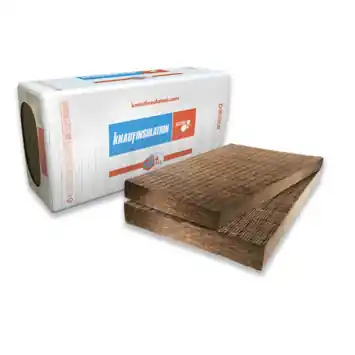 Knauf steenwol isolatieplaten 120x60cm, dikte 8cm (Rd2.25) 4,32m² 6st