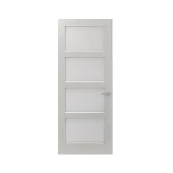 Lundia binnendeur Frama En 2G04 mat facet glas wit gegrondverfd opdek rechts 93 x 231,5 cm