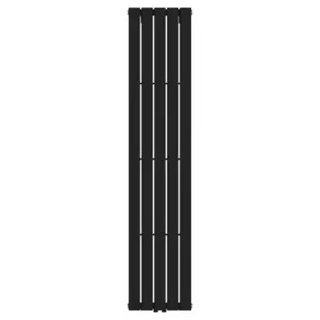 Sanivesk design radiator Negev zwart midden/onder aansluiting 180 x 37,6 cm