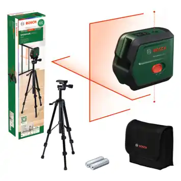 Bosch kruislijnlaser Universallevel 2 incl. statief (max. 12 meter)