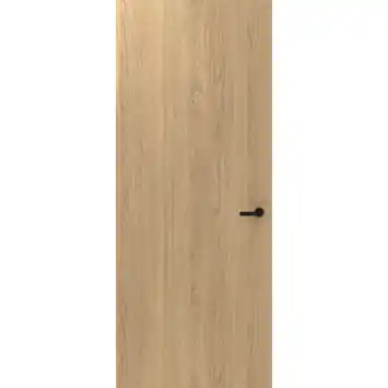 Lundia binnendeur Glat En CA01 light oak fineer stomp links 73 x 231,5 cm