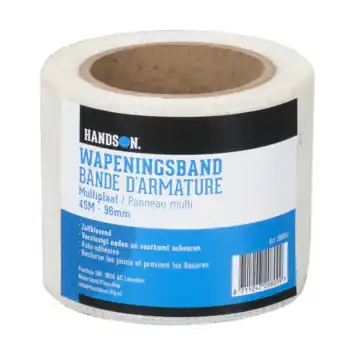 Handson wapeningsband zelfklevend voor gipsplaten 45 m 50 mm wit