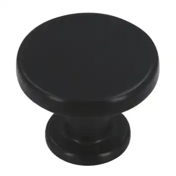 Knop Jelmer zwart mat 30mm