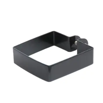 Giardino eindklem voor vierkante paal RAL 9005 zwart 80 x 80 mm