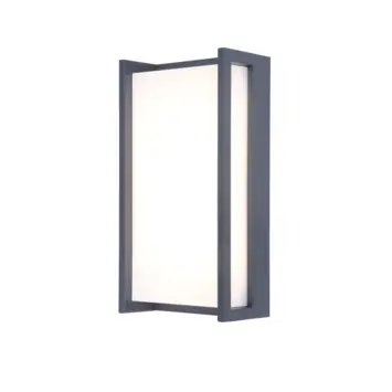 Lutec buitenlamp Qubo antraciet