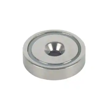 Magneet Neodymium met schroefgat 32x8mm