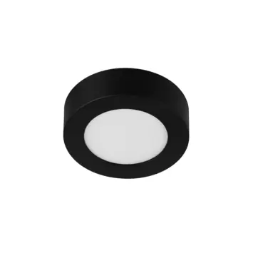 Prolight plafondlamp Vigo LED 6W rond 12cm zwart IP20