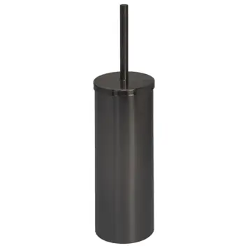 Haceka Kosmos toiletborstelset met koker met gun metal