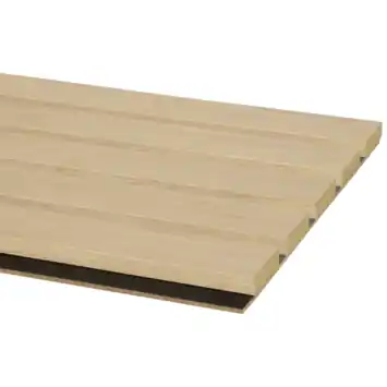 Kleurstaal lattenwand Decowall Essential naturel eiken 25x30cm