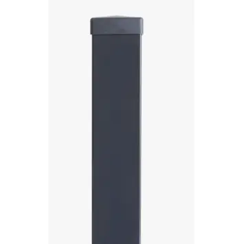 Profielpaal vierkant antraciet 6 x 6 cm, lengte 260 cm
