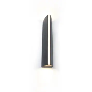 LUTEC wandlamp Leo 14,5W zwart