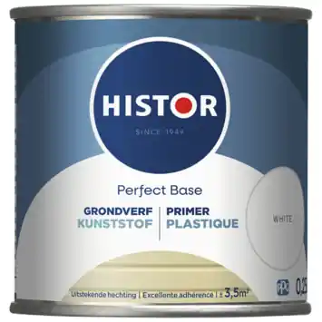 Histor Perfect Base grondverf kunststof wit 250 ml