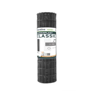 Gardenplast classic tuingaas 122 cm x 10 m antraciet