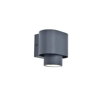 Lutec buitenlamp Cypres 2-lichts antraciet