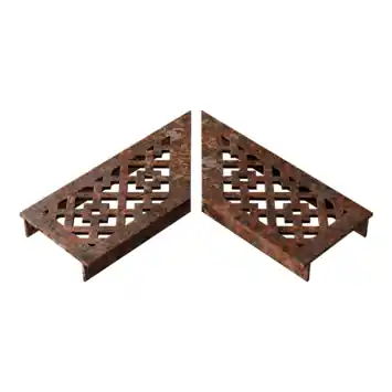 Stonewish Ultra Drain L-rooster corten disegno patroon