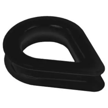 Kous 10mm RVS Zwart