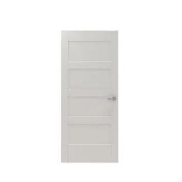 Lundia binnendeur Bord Tva 2A02 wit gegrondverfd opdek links 88 x 211.5 cm