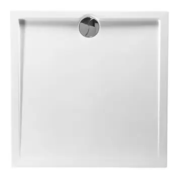 Allibert Douchebak Slim 90x90 cm Polybeton Wit