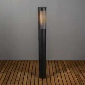 KonstSmide buiten wandlamp Cuneo E27 1-lichtslamp zwart