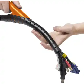 D-Line kabelbinder Cable Zipper 25 mm 2,5 m zwart