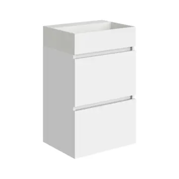 Marho Mini badkamermeubel set glanzend wit 45 x 35,1 x 71,2 cm