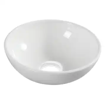 Marho Drova waskom rond 28 x 10 cm keramiek glans wit