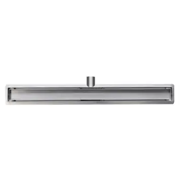 Marho Drip douchegoot met tegelrooster en flens 70 x 7 cm RVS