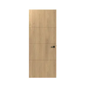 Lundia binnendeur Linj En CA01 light oak fineer opdek links 93 x 211,5 cm