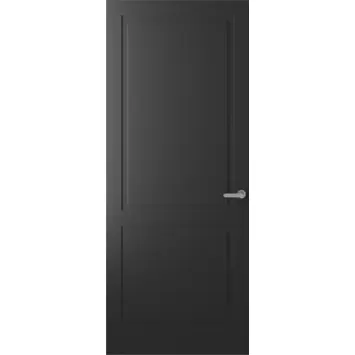 Lundia binnendeur Vika En AA02 RAL 9011 gelakt stomp links 68 x 231,5 cm