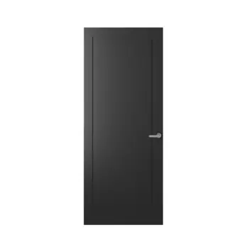 Lundia binnendeur Vika En AA01 RAL 9011 gelakt opdek rechts 88 x 211,5 cm