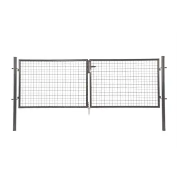 Giardino dubbele tuintuinpoort antraciet verzinkt 175x300 cm (2 x 150 cm)