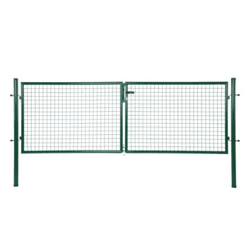 Giardino dubbele tuintuinpoort groen verzinkt 125x300 cm (2x 150 cm)