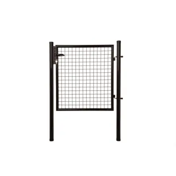 Giardino enkele tuintuinpoort zwart verzinkt 100 x 100 cm