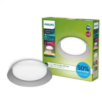 Philips Fleta Ultra Efficient plafondlamp 10W transparant