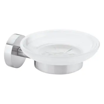 Tesa Moon zeephouder RVS gesatineerd glas