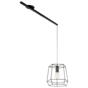 Lightswing ophangsysteem single mat zwart 90 cm