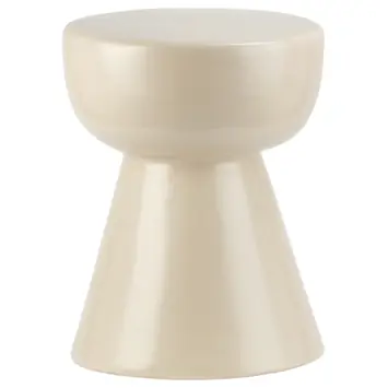 KARWEI bijzettafel Melle zand keramiek Ø 33 cm