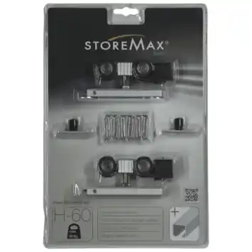 StoreMax Basic schuifdeur wielset H-60 – aluminium