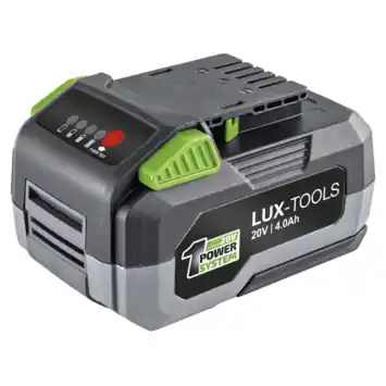 LUX 20V set accu 4,0Ah + lader