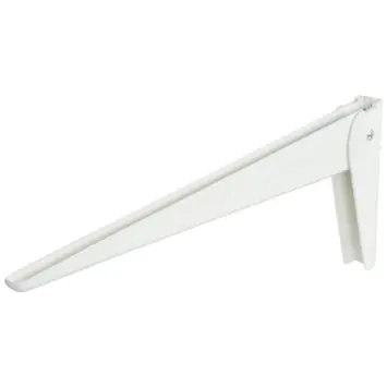 Duraline plankdrager opvouwbaar wit metaal 40 x 40 cm