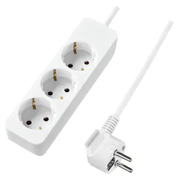Handson Stekkerdoos 3-voudig Wit 3 Meter