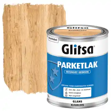 Glitsa intensief gebruik parketlak hoogglans blank 750 ml